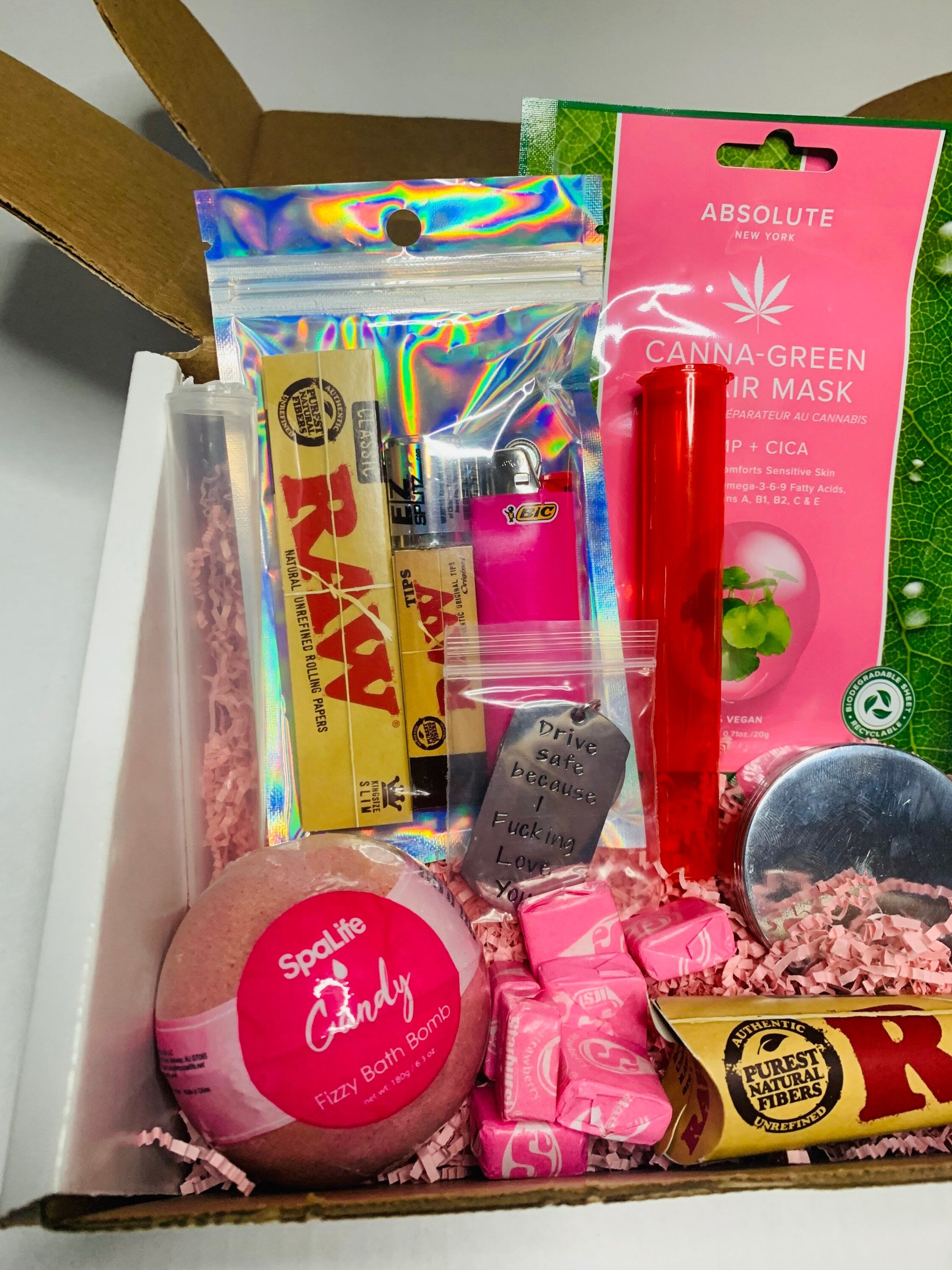 pothead gift sets Stoner Babe Care Package Gift Box | Out of The Blue Gift